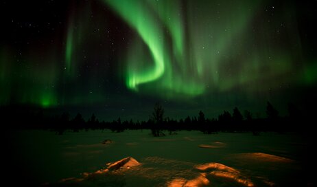 A magnificent display of the Northern Lights