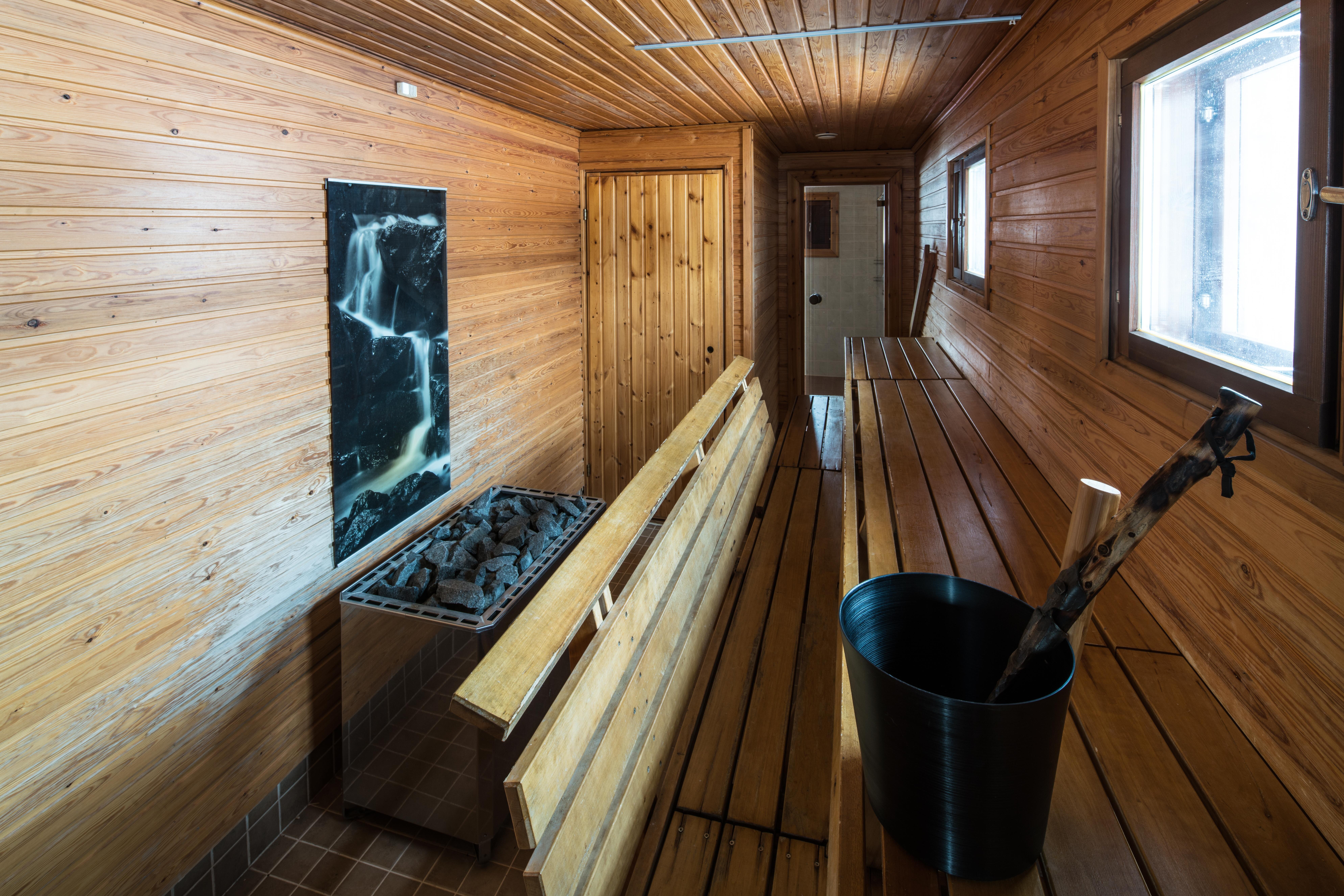 A sauna at Tundrea resort in Kilpisjarvi