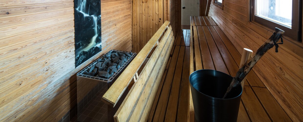 A sauna at Tundrea resort in Kilpisjarvi